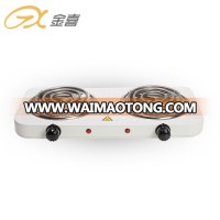 Table Top High Using Heating Element 2 Burner Dc Electric Table Stove Dual Coil Burner Hotplate