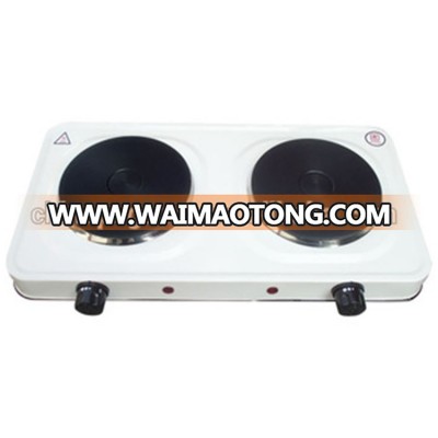 double hotplate electric stove