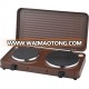 electric double hot plate with cover